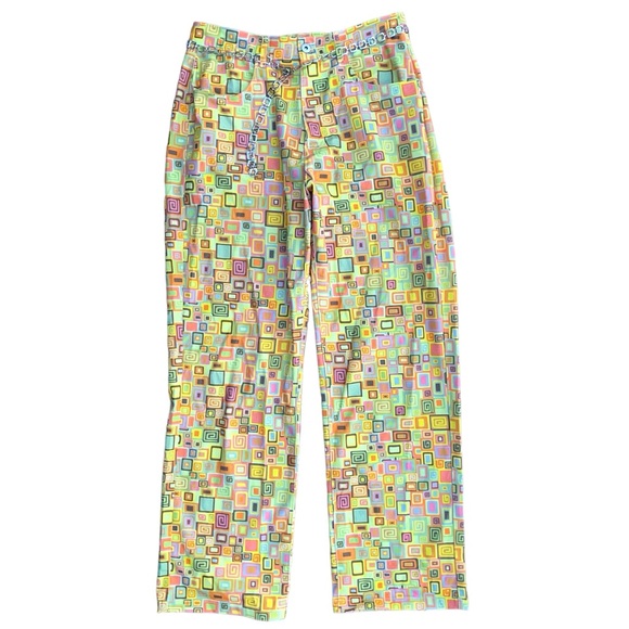 Dolls Kill The Ragged Priest Confusion Chain Pant Size 14 Retro Punk High Waist - Picture 15 of 15